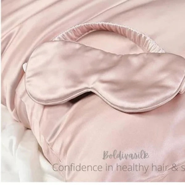 Hugrestsleep Ultra-Soft Silk Sleep Mask (Adjustable)