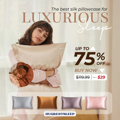 Hugrestsleep Mulberry Silk Pillowcase