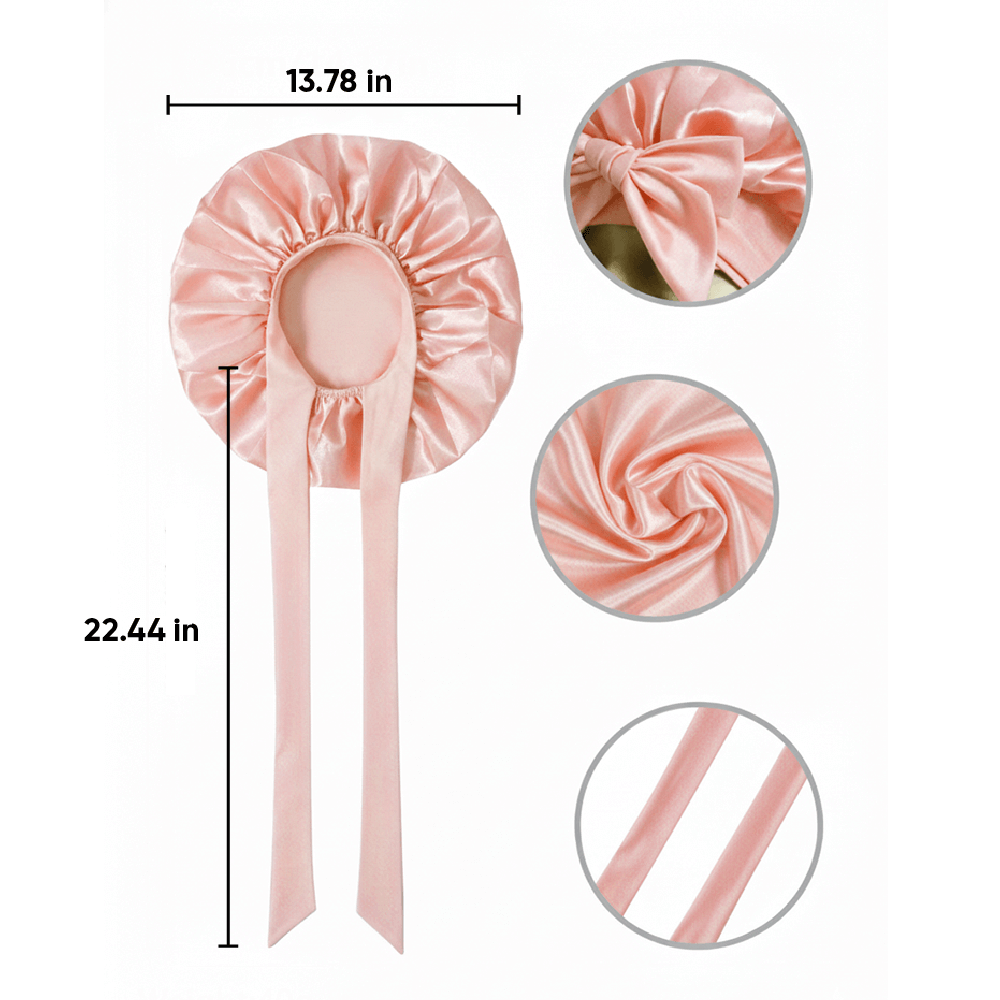 Hugrest Luxury Silk Bonnet – 100% Pure Mulberry Silk
