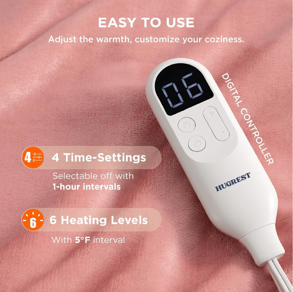 Hugrestsleep® Heated Sherpa Fleece