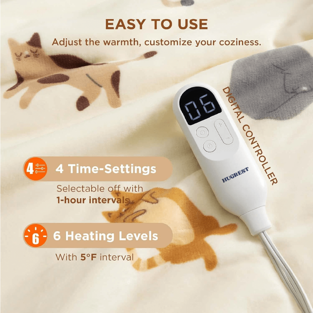 Hugrestsleep® Heated Sherpa Fleece