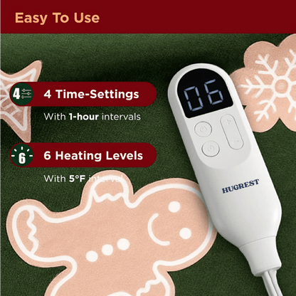 Hugrestsleep® Heated Sherpa Fleece