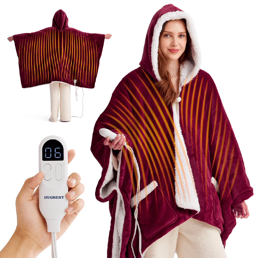 Hugrestsleep® Heated Sherpa Fleece