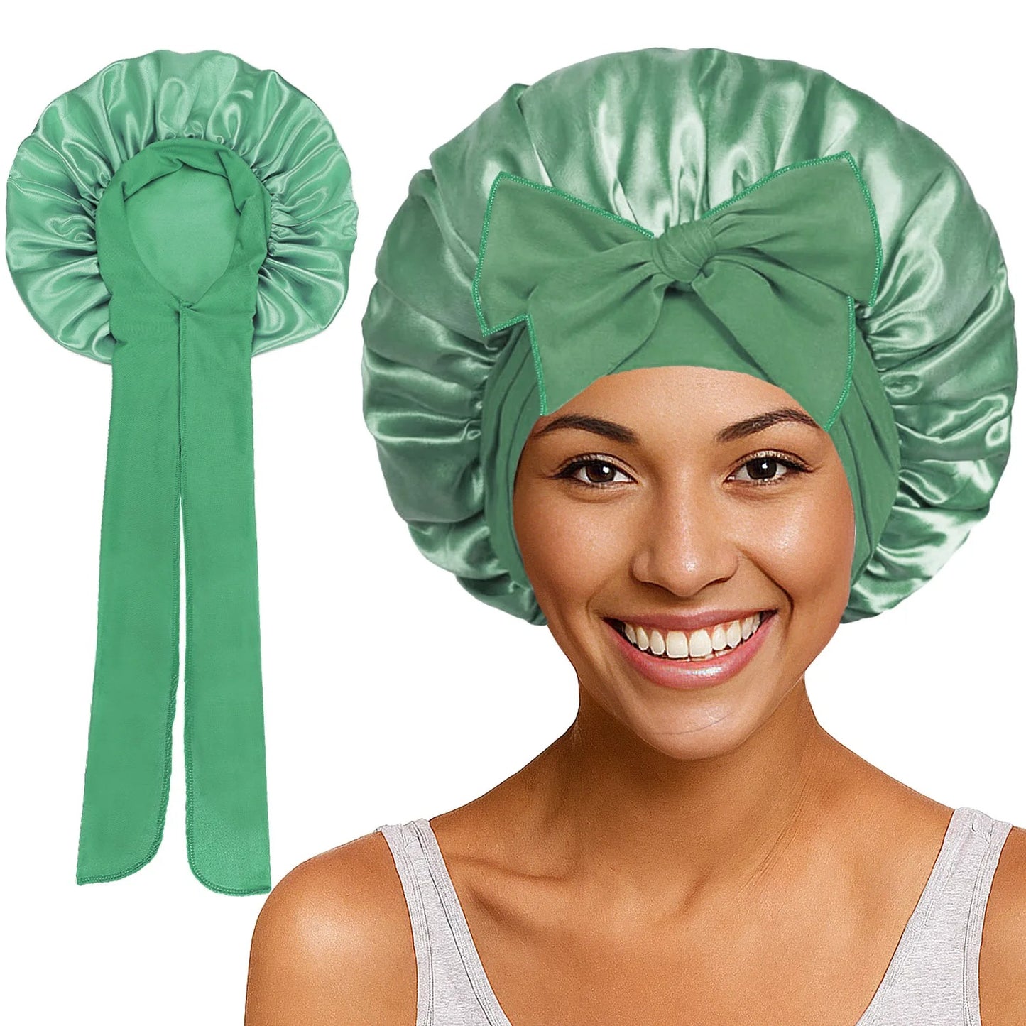 Hugrest Luxury Silk Bonnet – 100% Pure Mulberry Silk