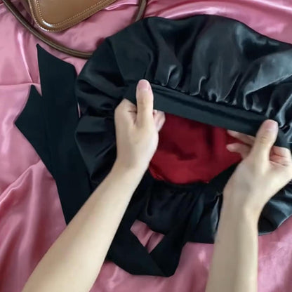 Hugrest Luxury Silk Bonnet – 100% Pure Mulberry Silk